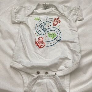 *last chance* (Like New) Baby Car Track Onesie